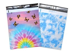 14×17,19×24 Monarch Tye Dye ButterFly Cloudy Sky Poly Mailers, Shipping Mailing