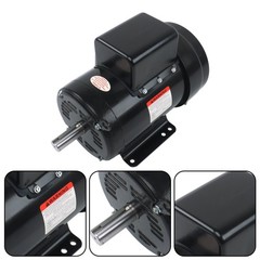 TEFC 5HP Single Phase Motor 1800 RPM 184T Farm Duty 208/230V 4-Pole 60Hz