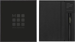 Moleskine Classic Notebook and Kaweco Roller Pen Bundle, Large, Ruled, Black,…
