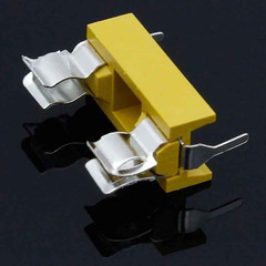 ELECAPITAL 10pcs PCB Fuse Holder 5x20mm Panel Mount 250V Transparent Cover