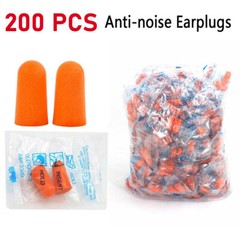 600pcs Ear Plugs Lot Bulk soft Orange foam sleep travel noise shooting earplugs
