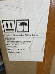 Clear/Translucent Exam/Medical Nitrile Gloves Disposable 4mil 1000PCS Free Ship