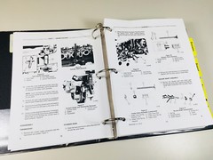 Ford 555A 555B 655A Tractor Loader Backhoe Service Repair Manual In Shop Binder