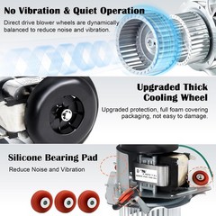 Draft Inducer Blower Motor For JAKEL J238-112-11202 HC21ZE122A 326634-401 Payne