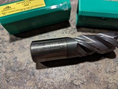 Gorilla Mill 1″, 0.190″ Corner Radius 4 Flute Carbide Endmill GM10RL4190WF – NEW