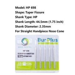 Wave Dental Burs HP 701 702 702L 703L Taper Carbide Burr for Straight Handpiece