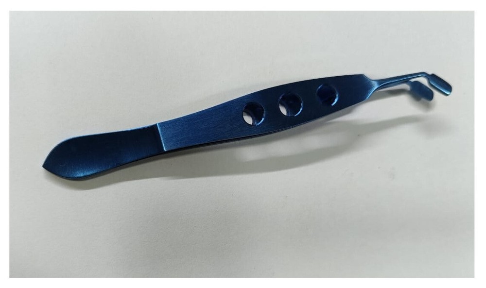Titanium Meibomian Gland A Arita Expressor Forceps tip Length 4X8 MM