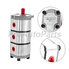 3-Section Hydraulic Pump PGP510888G3LP For AGT Skid Steer Loaders Gear Pump