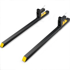 VEVOR Pallet Forks 2000/4000 lbs Bucket Clamp on Skid Steer Loader 43” 60”