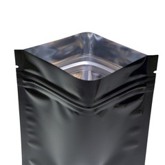 Food Safe Black Mylar Storage Bags Heat Seal Packaging Bags Waterproof Wrappers