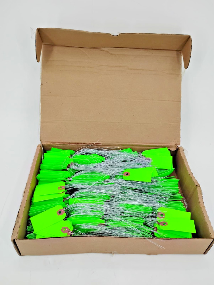 Tape Logic TLG12013B Pre-Wired Shipping Tags Green 2-3/4 x 1-3/8 1000 Pack