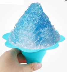 Snow Cone Cups Flower Shaped Shaved Ice 8 OZ Plastic BOWL ICE CREAM COTTON CANDY