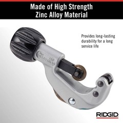 RIDGID 1/8″ to 1-1/8″ Copper & Stainless Steel Tubing Cutter w/ Spare Wheel