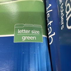 (100) Office Depot 1/3 Tab Green Letter Size File Folders S3