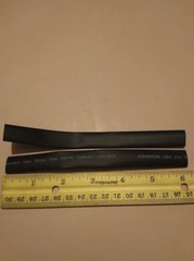 5/8″ inch 15.9mm BLACK 2:1 heat shrink tubing polyolefin (1FOOT)