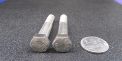 18-8 Stainless Steel Bolt, PT, 7/16-14 x 2 3/4″ Length, 10 pcs