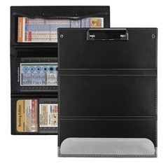 2Packs Nursing Clipboard Foldable, Black Nurse for Medical