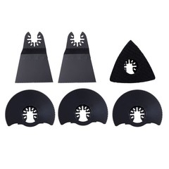 124 × pieces TITANIUM OSCILLATING BLADE SET MULTI-TOOL BLADES WITH SANDPAPER
