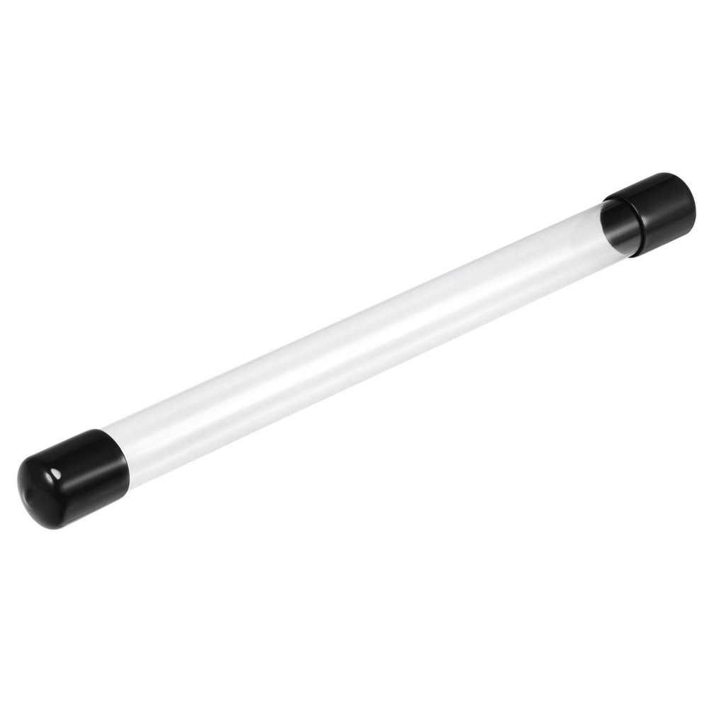 2pcs Storage Tube with Cap Lid Round Hollow Water Tube 300mm/12inch