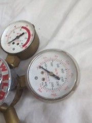 Uniweld Oxygen Compressed Gas Regulator Gauge 592H USA Oxygen Series Untested