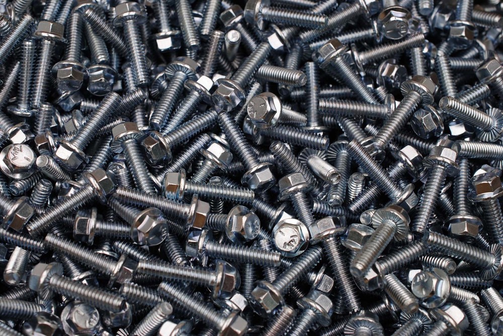 (300) Grade 5 Hex Head 1/4-20 x 1 Serrated Flange Bolts Cap Screws Zinc