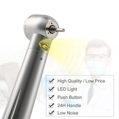 10 Turbina Dental LED Fiber Optic Handpiece E-generator Internal 3 spray 2 holes