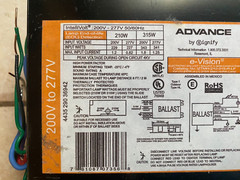 ADVANCE IZTMH-210-315-R-LF e-Vision Electronic Metal Halide Ballast (210W/315W)