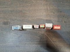OLD STYLE CUTLER-HAMMER H SERIES OVERLOAD HEATERS – VARIOUS SIZES