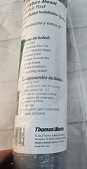 Red Dot 13.25″ x 2″ PVC Electrical Conduit from Landscape Light Kit