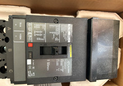 Square D HLA36070, Powerpact I-line Breaker, 70 Amp, 3 Pole 600 VAC