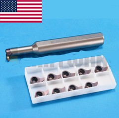 2mm Lathe Grooving Tool For MB07GR200 Miniature Internal GROOVING With Inserts