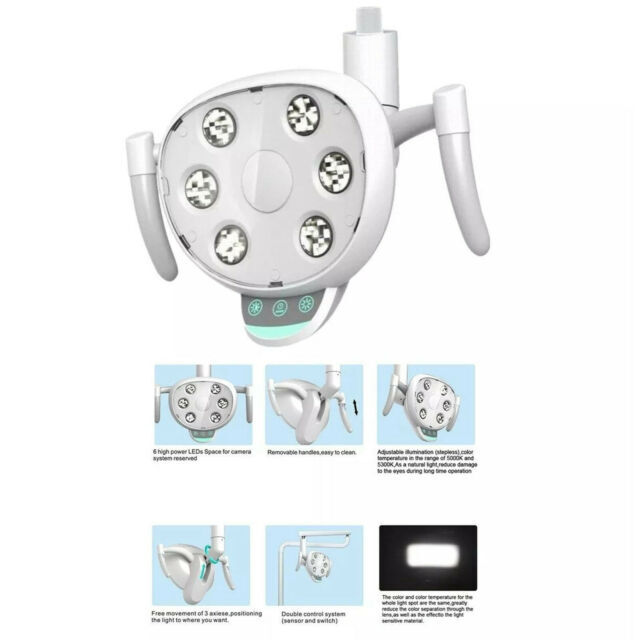 22mm/26mm Dental Oral LED Light Induction Lamp with 6 High Power LED CX249-23 CE