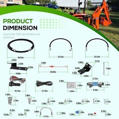 1x Third Function Valve Kit for Kubota L2501 L3301 L3901 L3200 L3800 L series