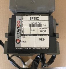 Coinco BP4BX Bill Acceptor, MDB, $1 $5 $10 $20 Refurbished w/90 Day Warranty