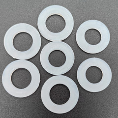 White Nylon Flat Washer Insulation Washer Gaskets I.D:2-24mm O.D:5-50mm