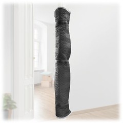 Door Jamb Protector Pad with 3 Sewn-in Steel Spring Clips, 72″ x 24″, Black