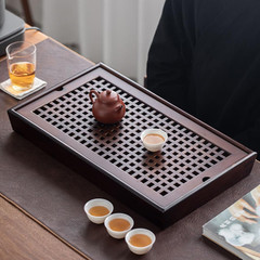 X-Large 19 Inch Bamboo Chinese Gongfu Tea Ceremony Tray with Drain Drainage T…