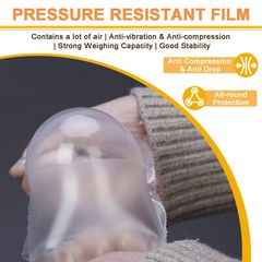 1968 ft x 4″ x 8″ Air Pillow Film Air Cushion Machine Film Roll for Packaging