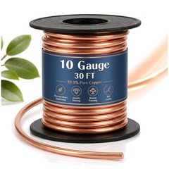 Corrosion Resistant Copper Wire – 30ft 10 Gauge