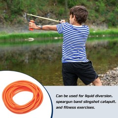 13 Ft(4M) Latex Rubber Tubing 1/8″(3mm)ID 1/4″(6mm)OD Orange