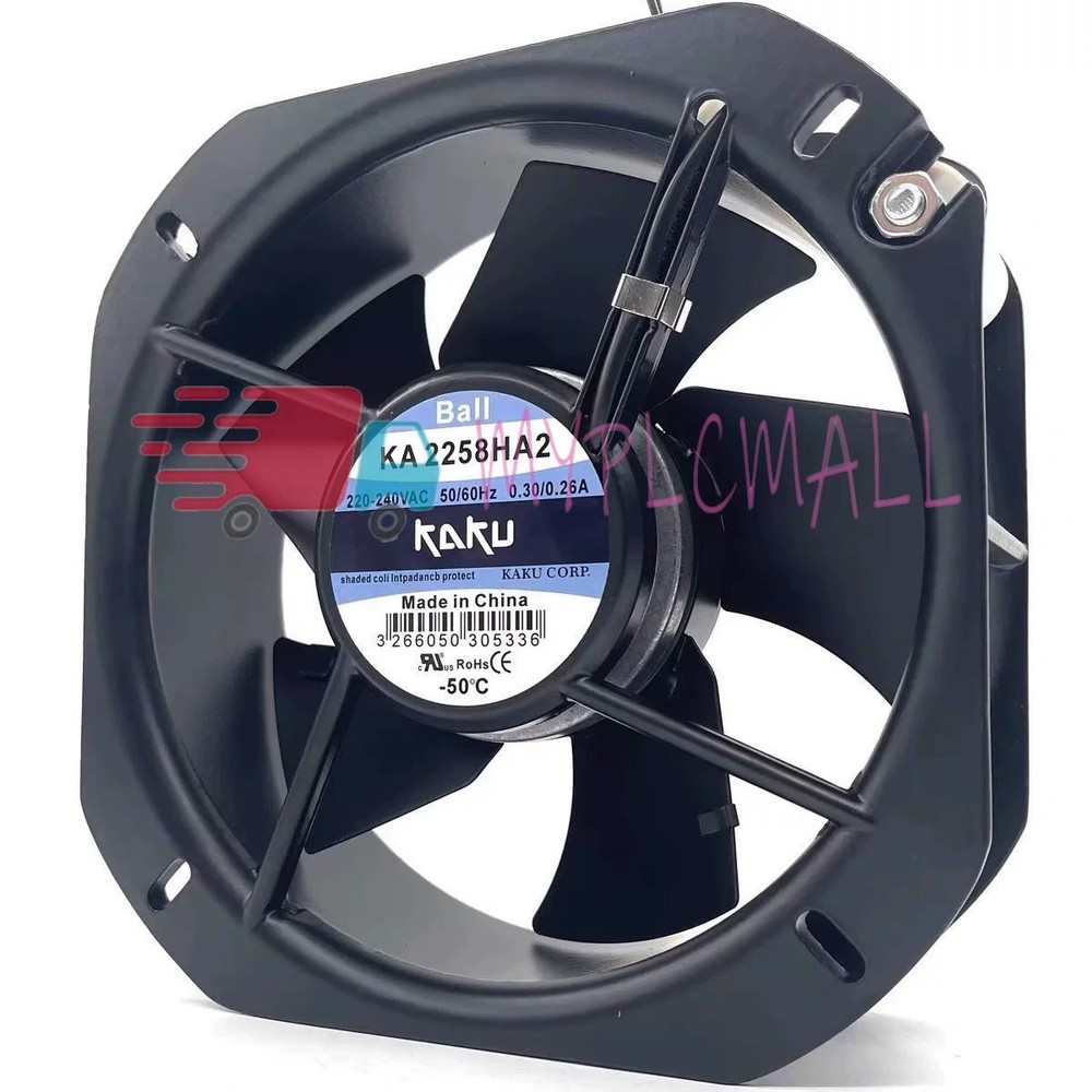 KA2258HA2 AC220V-240V 0.3/0.26A 22580 22.5CM Metal Axial Fan