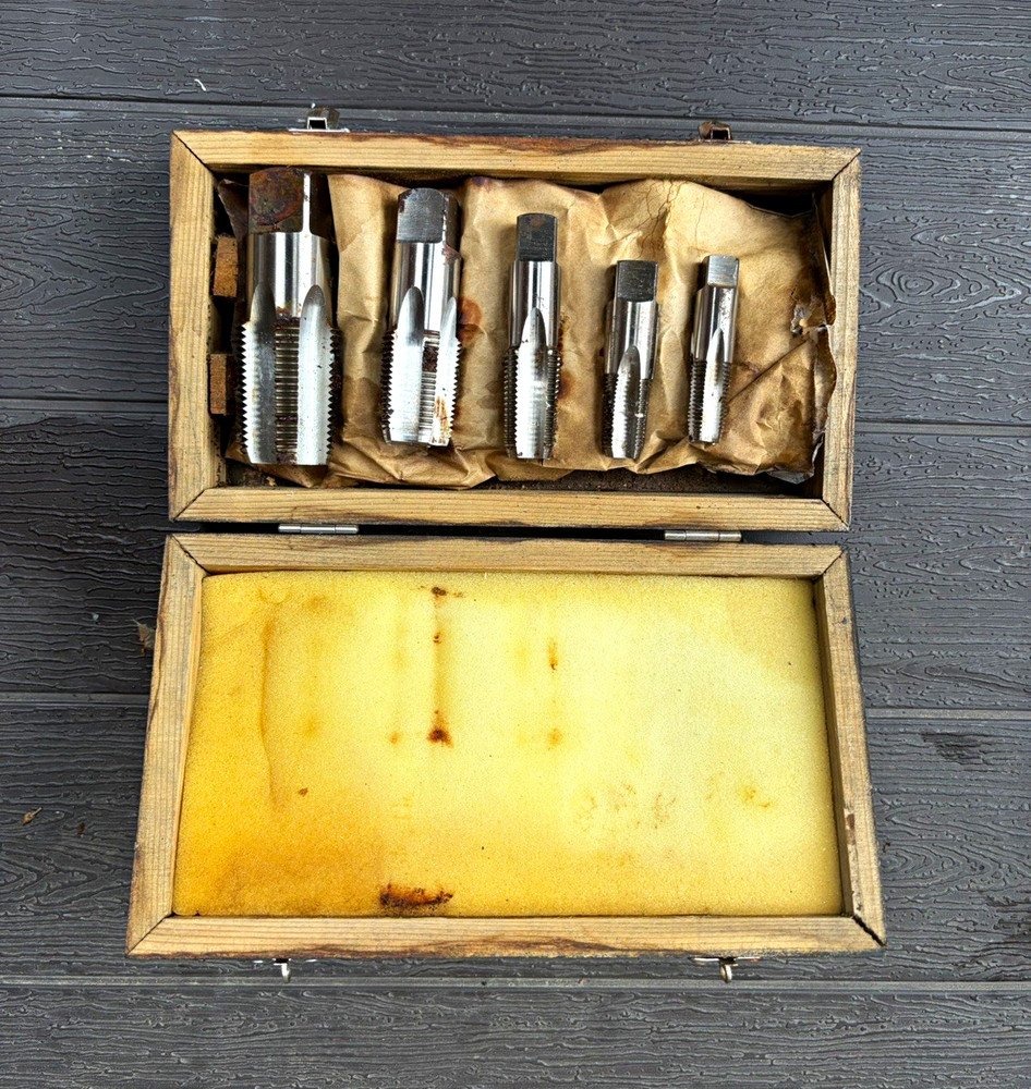 FMT HSS Standard Pipe Tap Set 6pc 1/4″ to 1-1/4″ NPT MPN 3199709