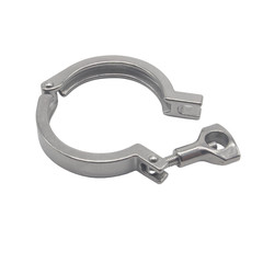 HFS(R) 2.5″ Sanitary Tri Clamp, Single Pin Heavy Duty Tri Clover for Ferrule TC