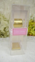 NIB Laura Ashley ENGLISH GARDEN Tape Dispenser – 5” Floral Acrylic & Gold