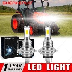 2 6000K LED Replacement for Kioti T4620-69241 12V35/35W P43T Headlight Bulb Lamp