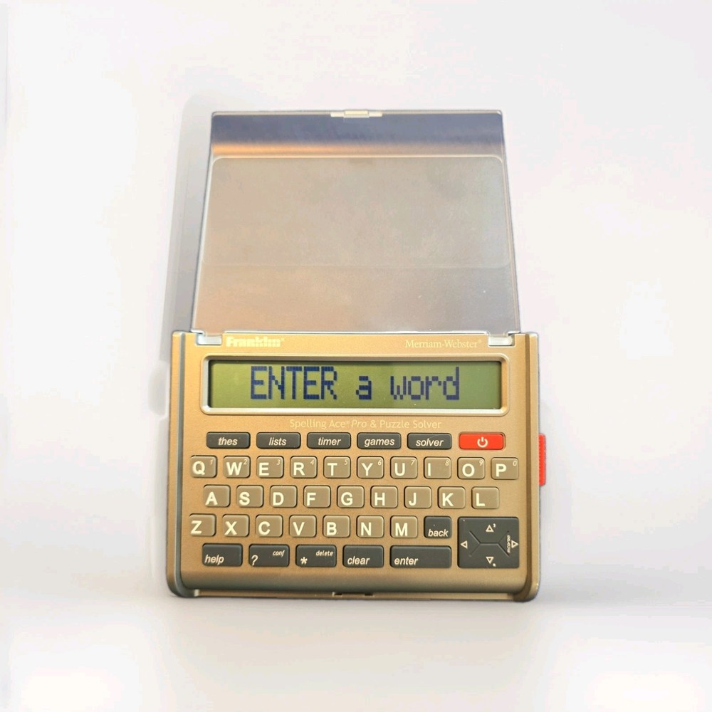 Franklin Merriam-Webster Spelling Ace Pro SA-309 Handheld Dictionary Thesaurus