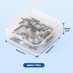40Pcs Dental Finishing Finisher Cups Points Discs Composite Polishing RA Shank