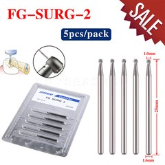 1-10 Dental Surgical Burs 25mm SL Round 4 6 2 557 701 702 Carbide Bur High Speed