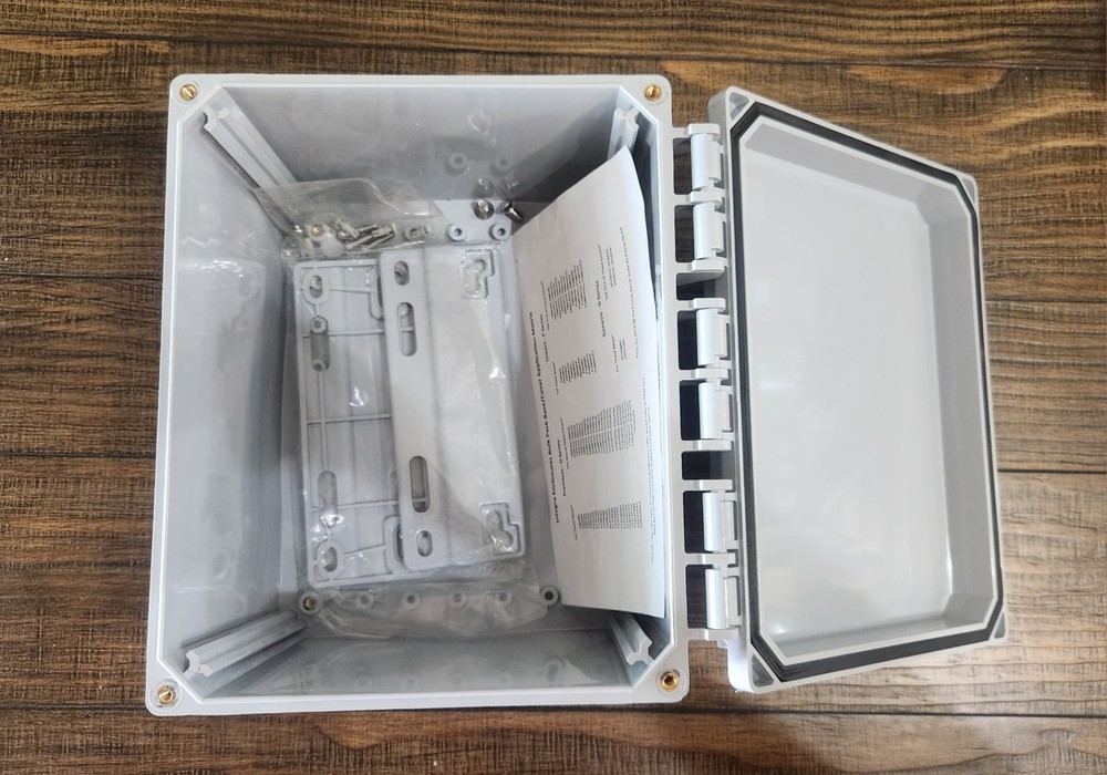 Integra H10086HF-6P-P10 Enclosure 10x8x6 Opaque Hinged NEMA 4X IP68 NEW IN BOX