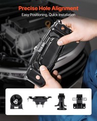 Engine Motor Mount and Transmission Mount Kit Replacement, Set of 4, Compatible